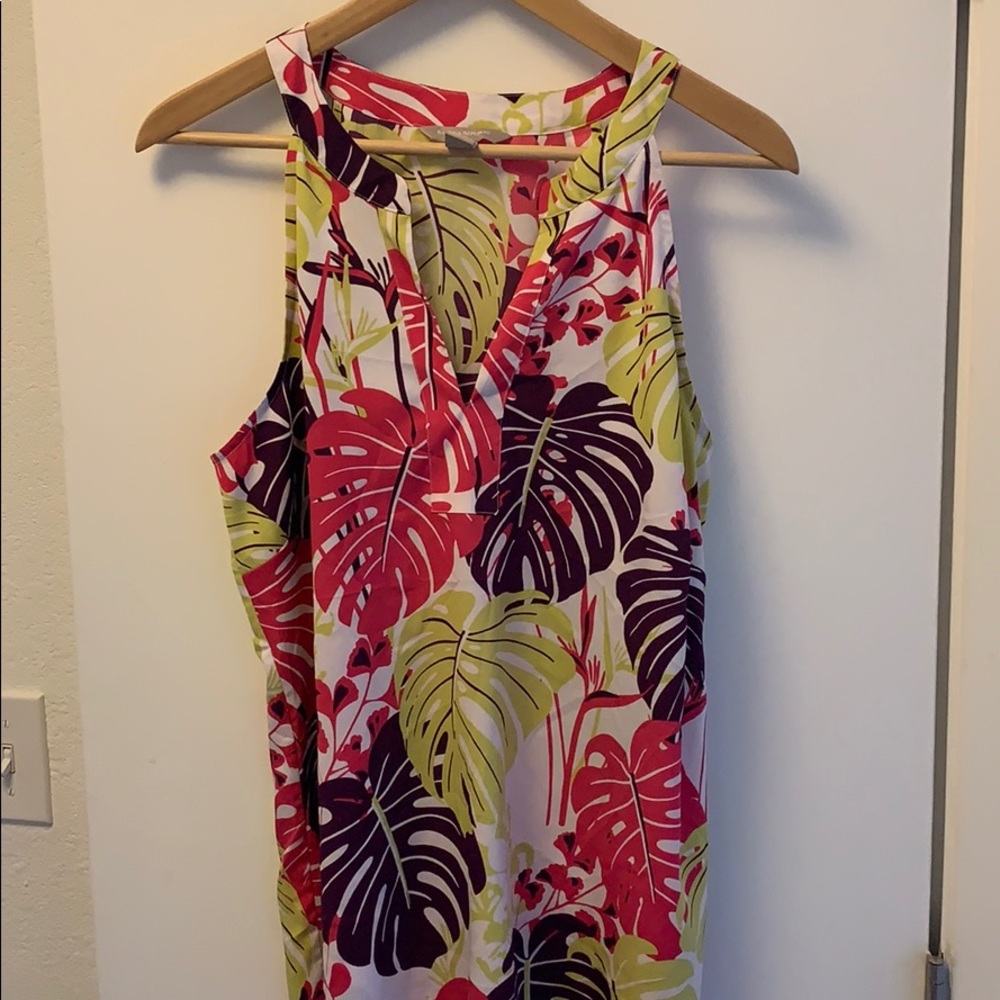 Banana republic tropical sleeveless top